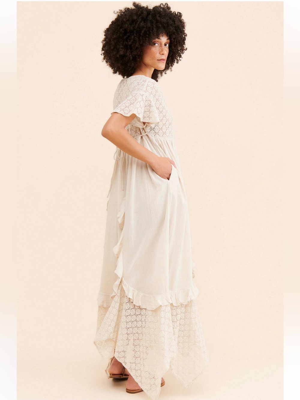 Free-est bring the romance midi dress - Picture 3 of 4